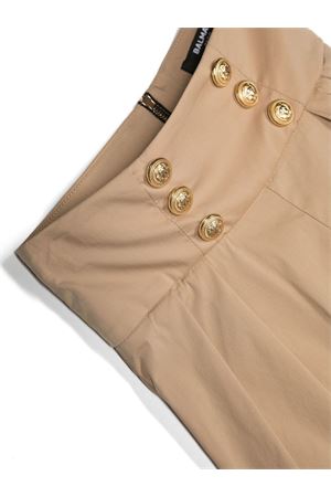 Brown cotton shorts  BALMAIN PARIS KIDS | BS6D19P0277112